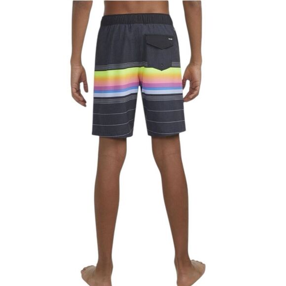 Hurley Boys Swim Short Color Black Size 7/8 - Picture 2 of 11